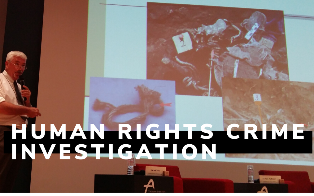 Human Rights Crime Investigation: Evidence and Forensic Science