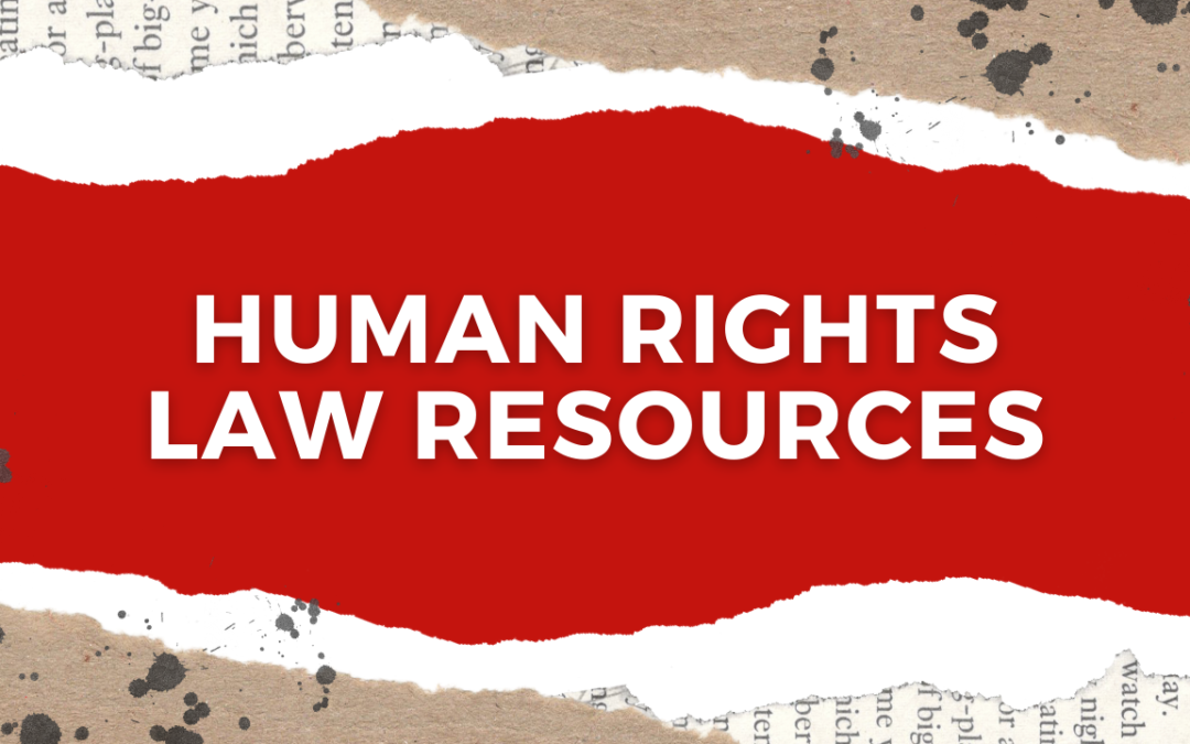 Human Rights Law Resources